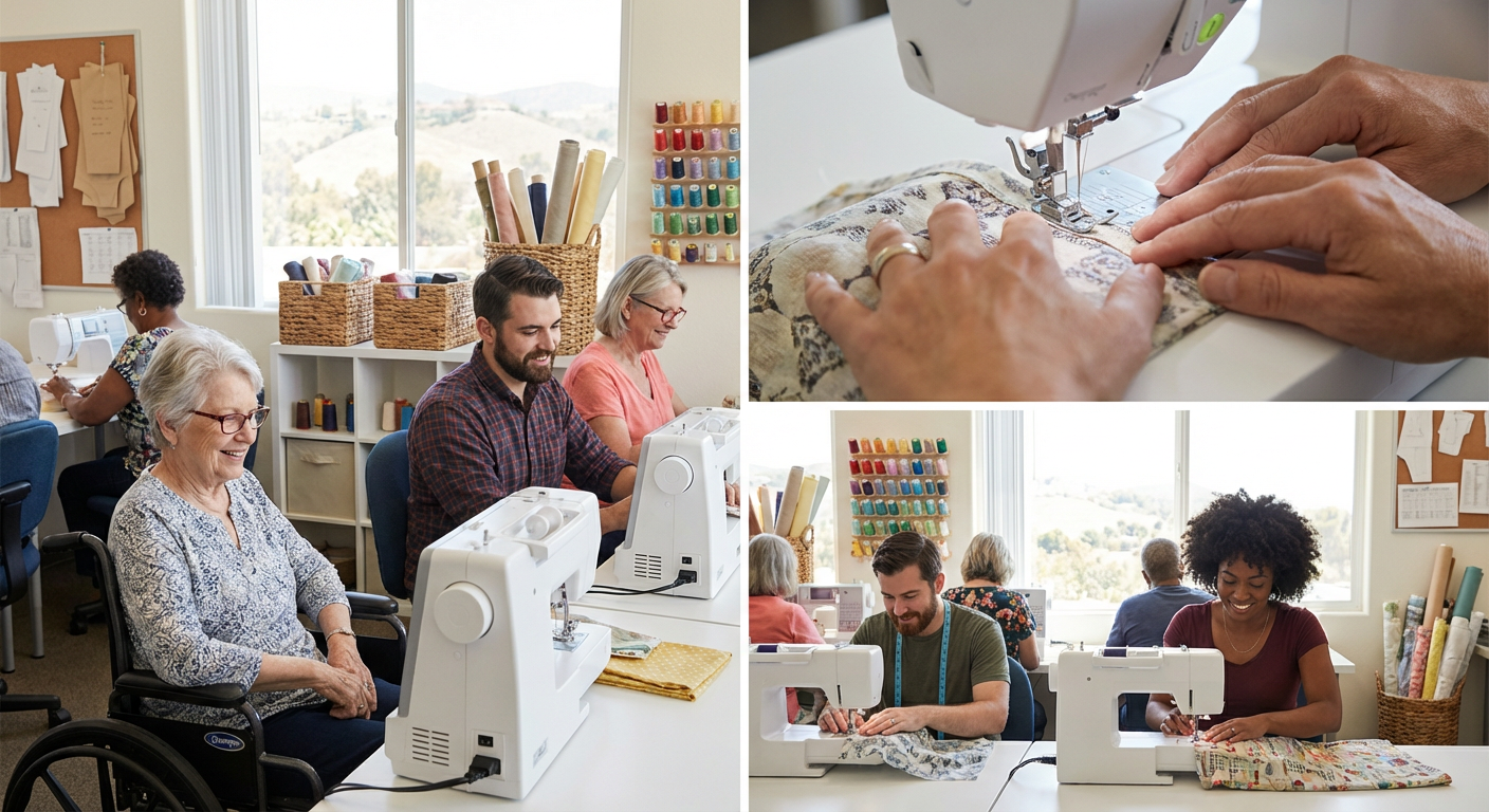Open‑Studio Sewing Session for Teams