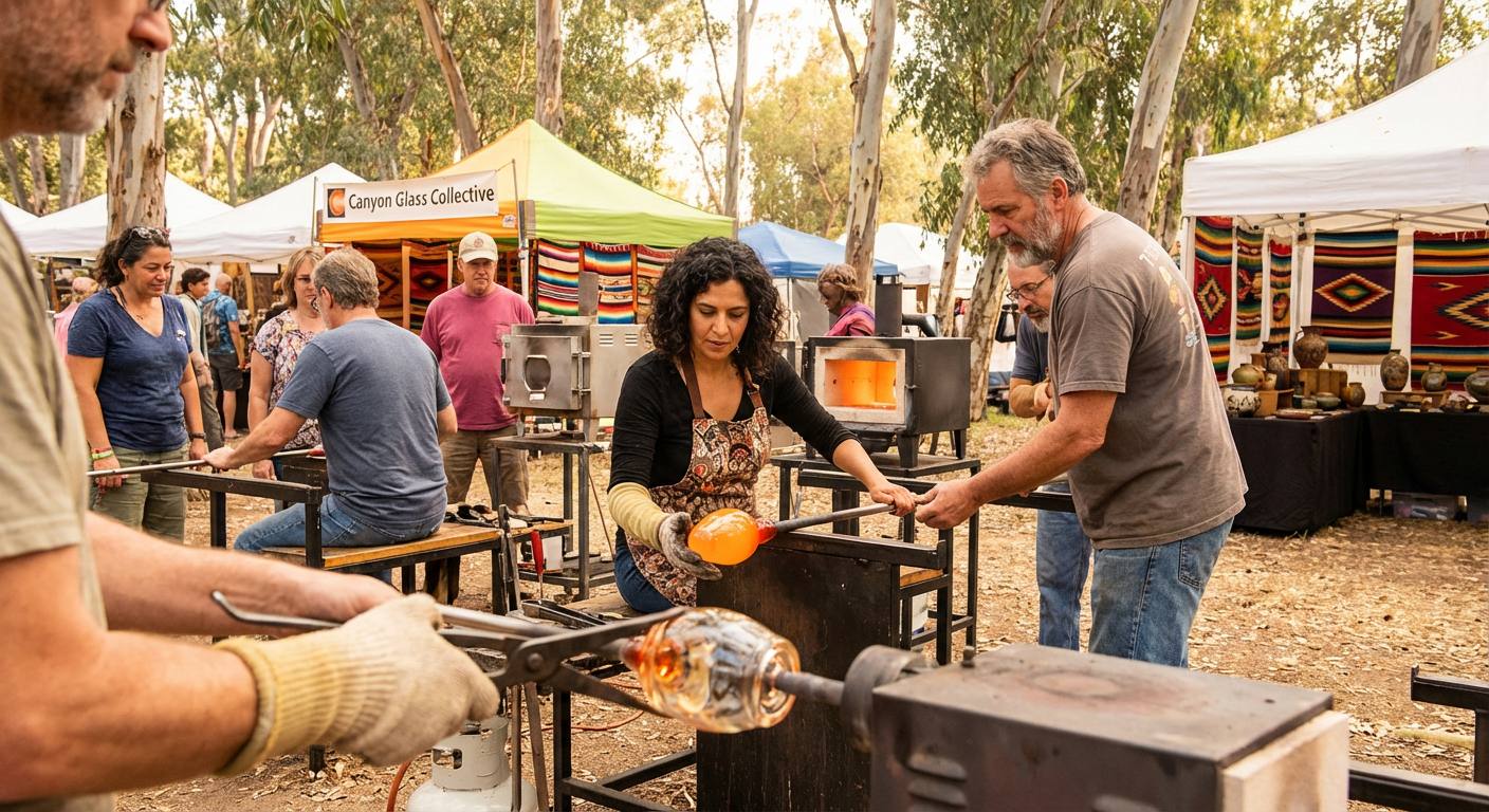 Private Glassblowing Workshop at Sawdust Festival