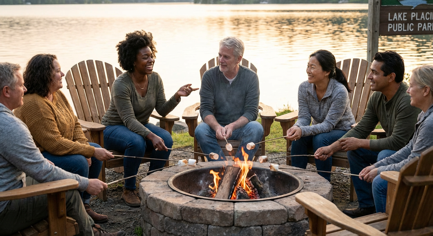 Lakefront Campfire Social at Lake Jennings