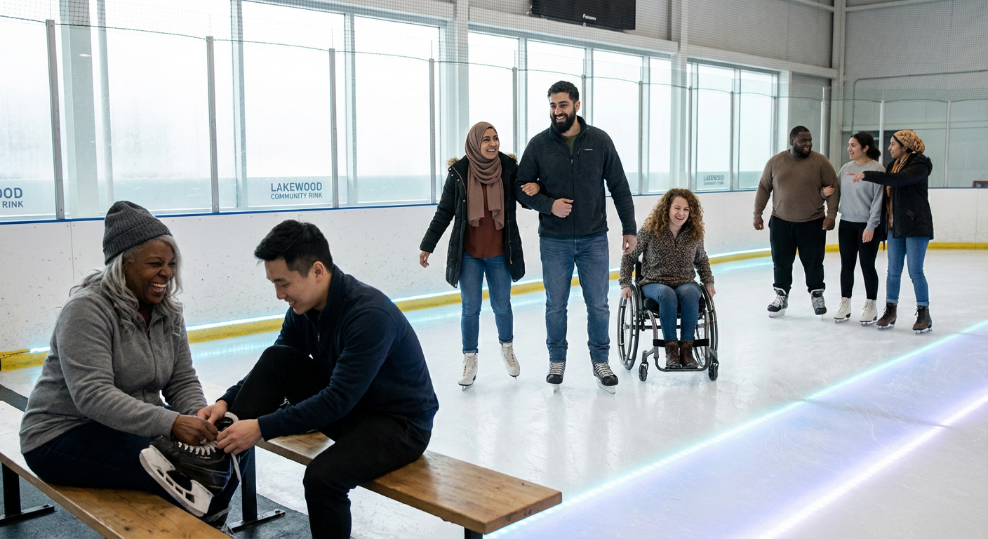 Group Skate Social at Lakewood ICE Cosmic Session