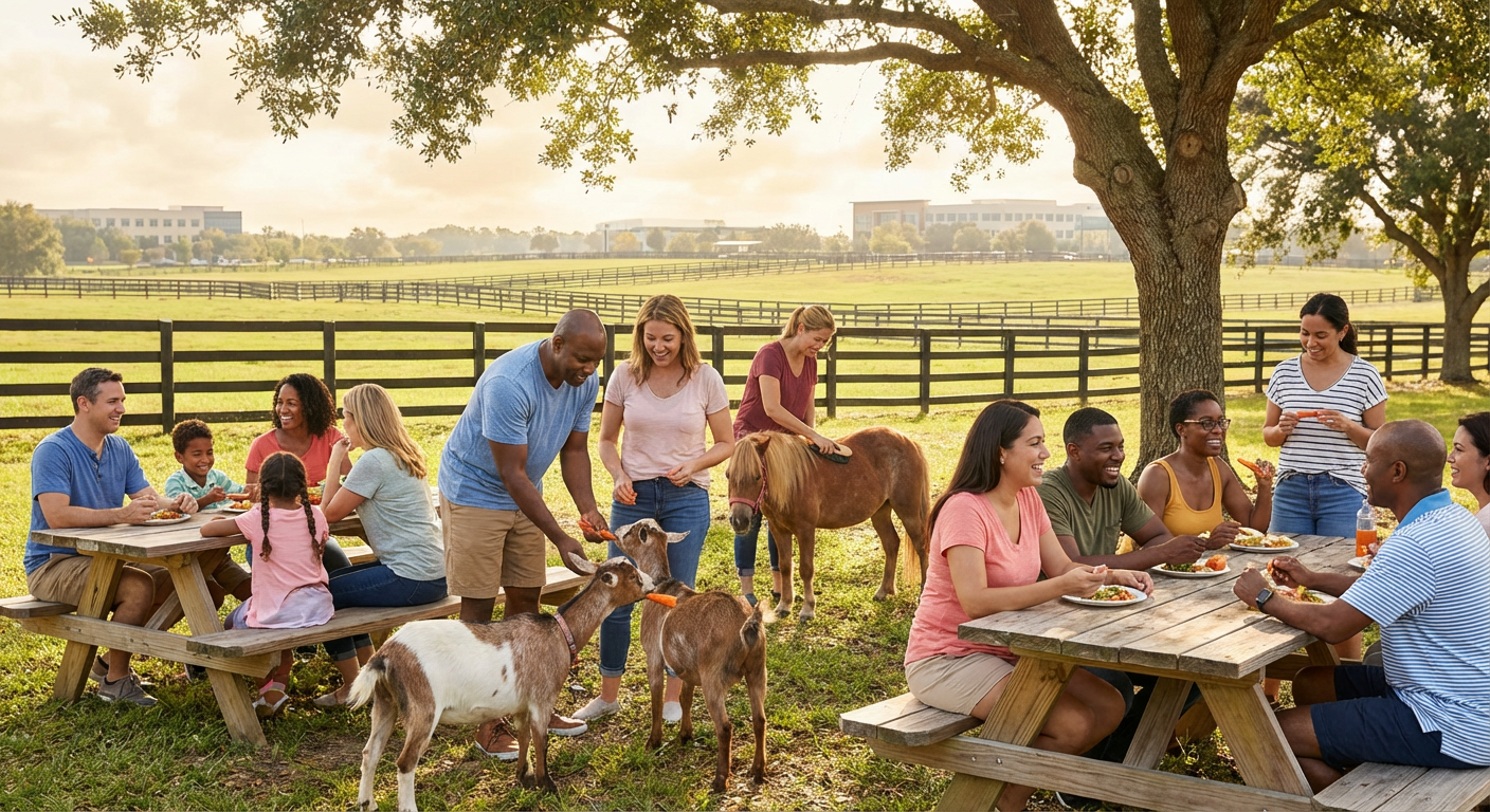Private Petting Zoo Picnic and Pony Rides at Lakewood Equestrian Center
