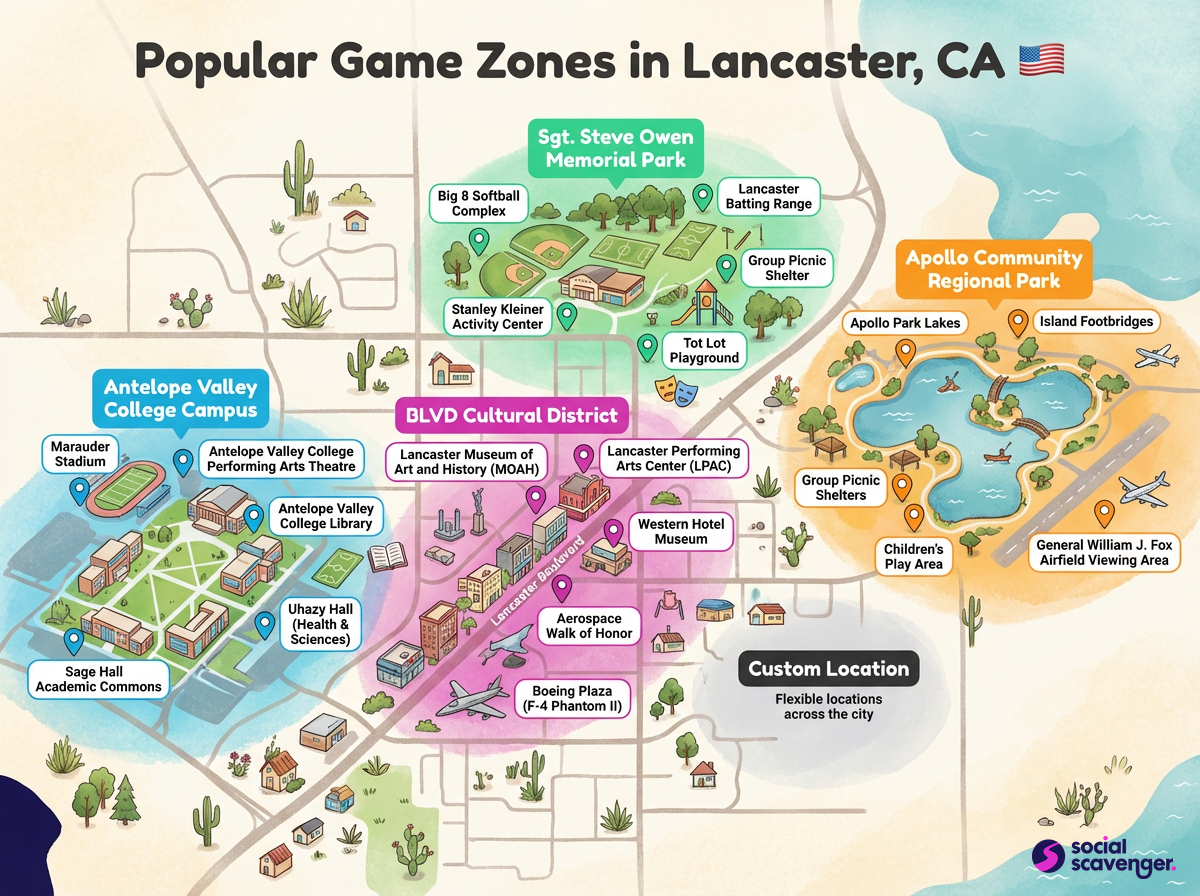 Discover Lancaster's Premier Game Zones