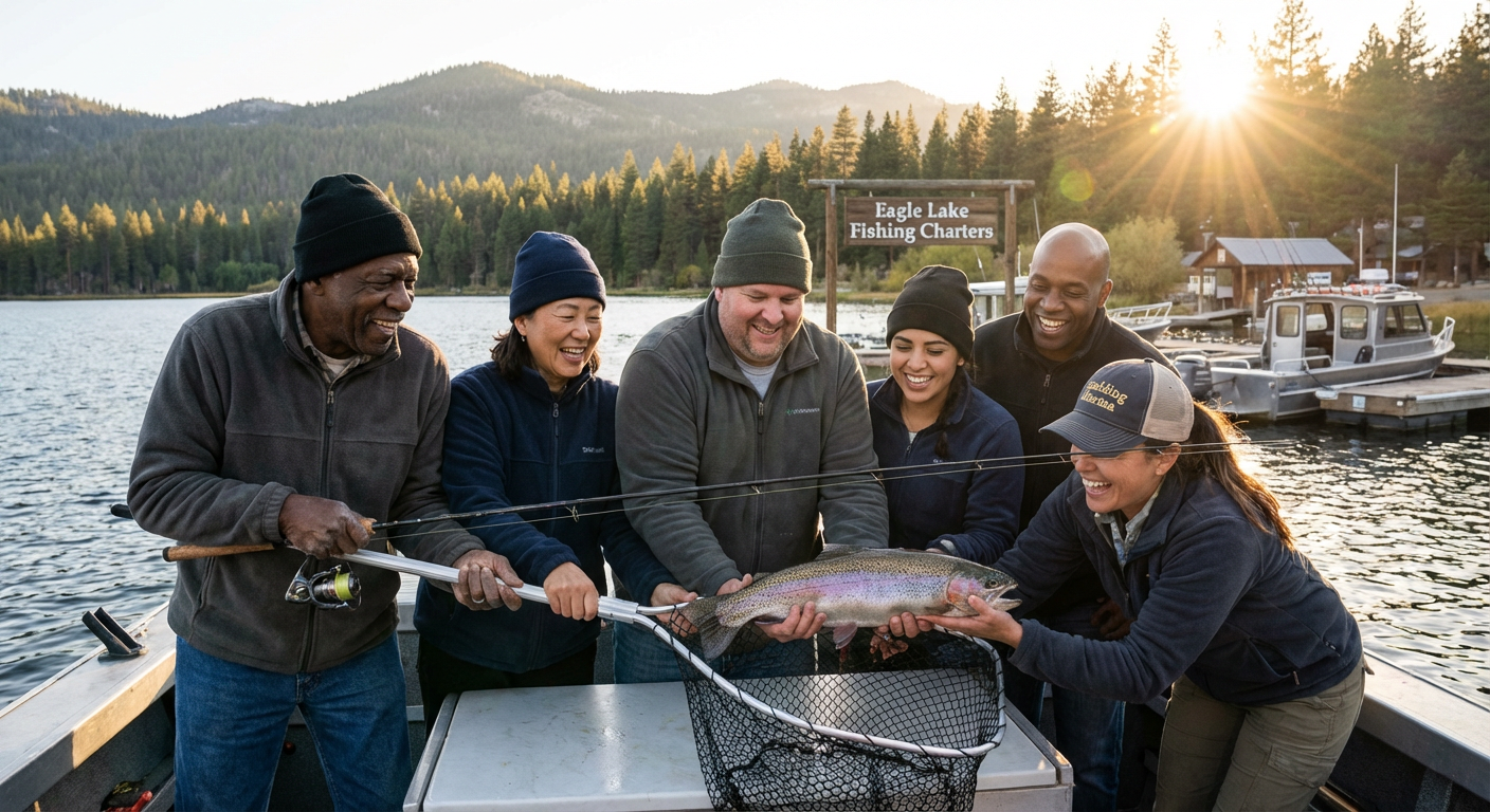 Eagle Lake Trophy Trout Charter for Teams