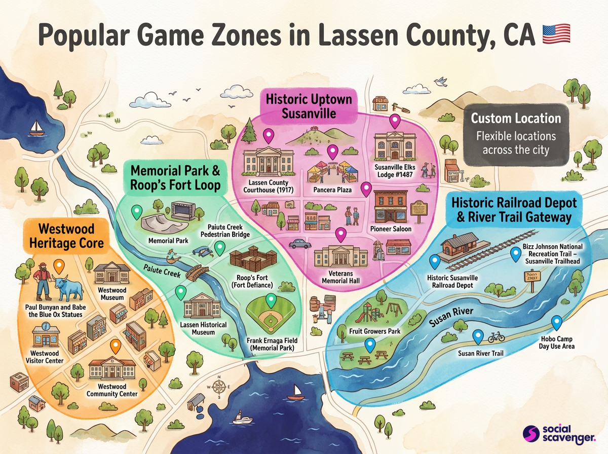 Discover Lassen County's Top Game Zones