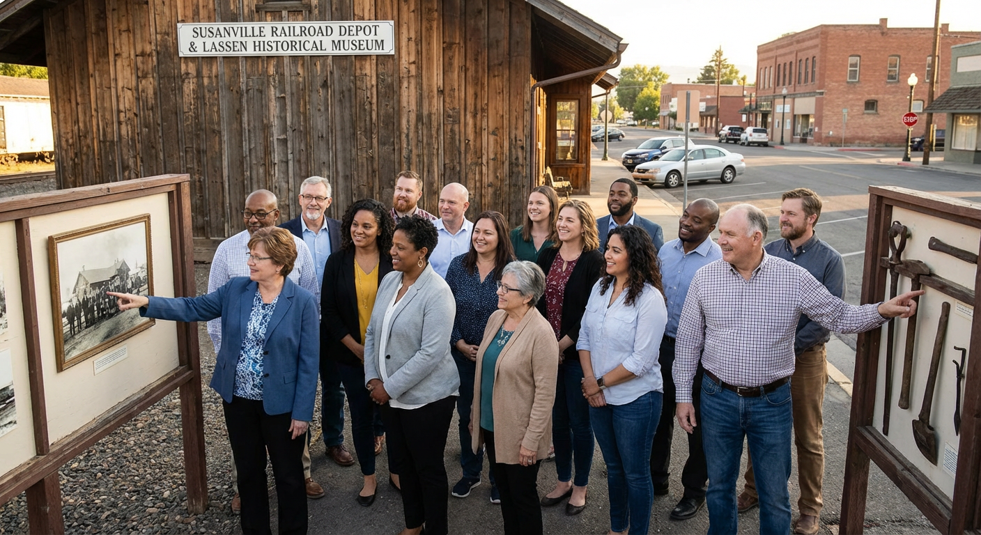 Private Historic Depot and Museum Visit in Susanville