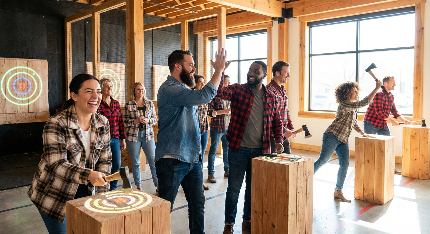 Yuba City Indoor Axe Throwing Session
