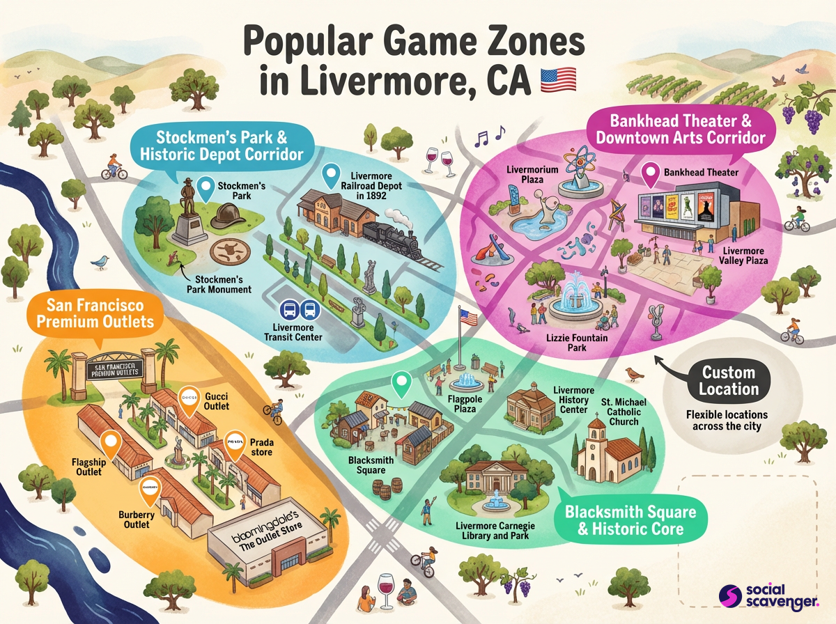 Discover Livermore's Top Game Zones