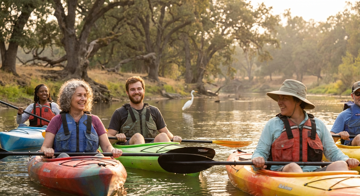 Private Mokelumne River Kayak Tour