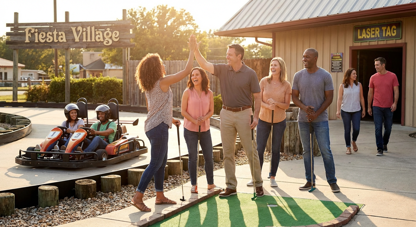Unlimited Attractions Team Play at Fiesta Village