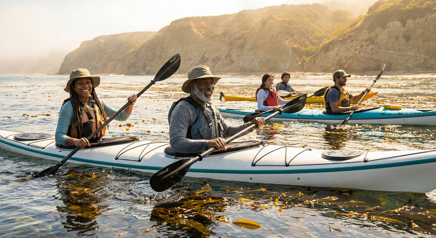 Private Gaviota Coast Sea Kayaking for Small Groups