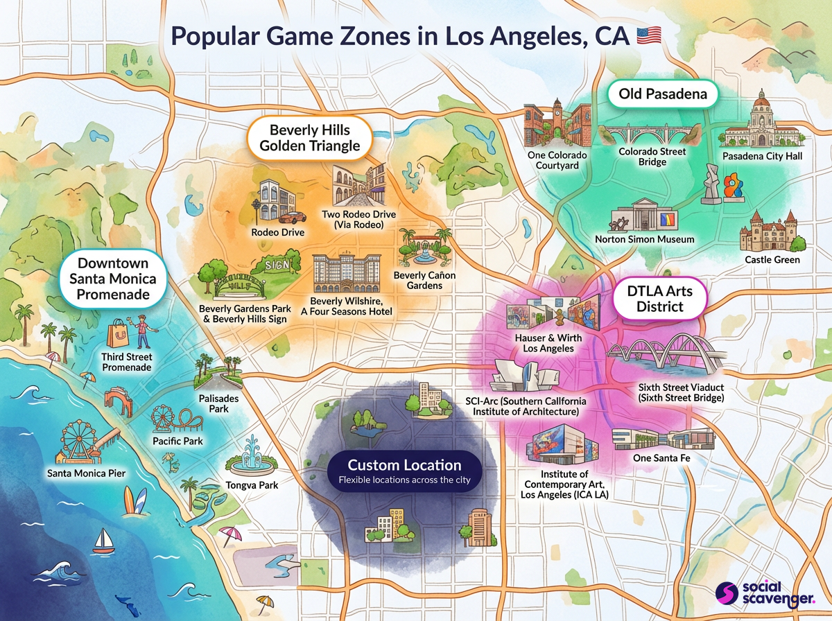 Explore Iconic Game Zones in Los Angeles