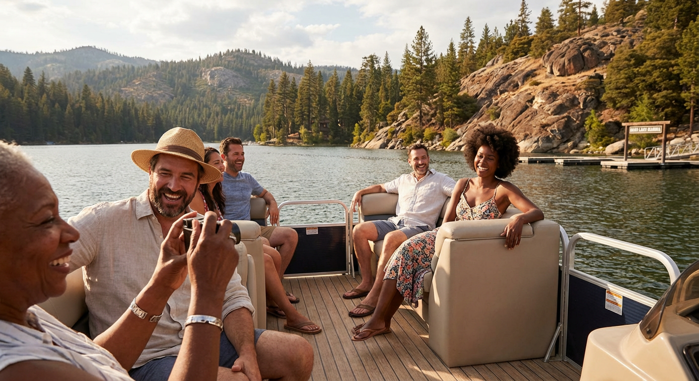 Bass Lake Pontoon Boat Rental