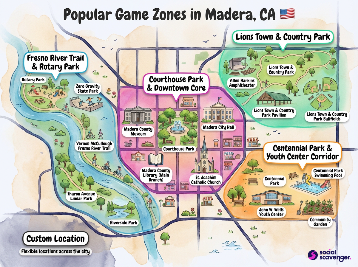 Explore Madera's Favorite Game Zones
