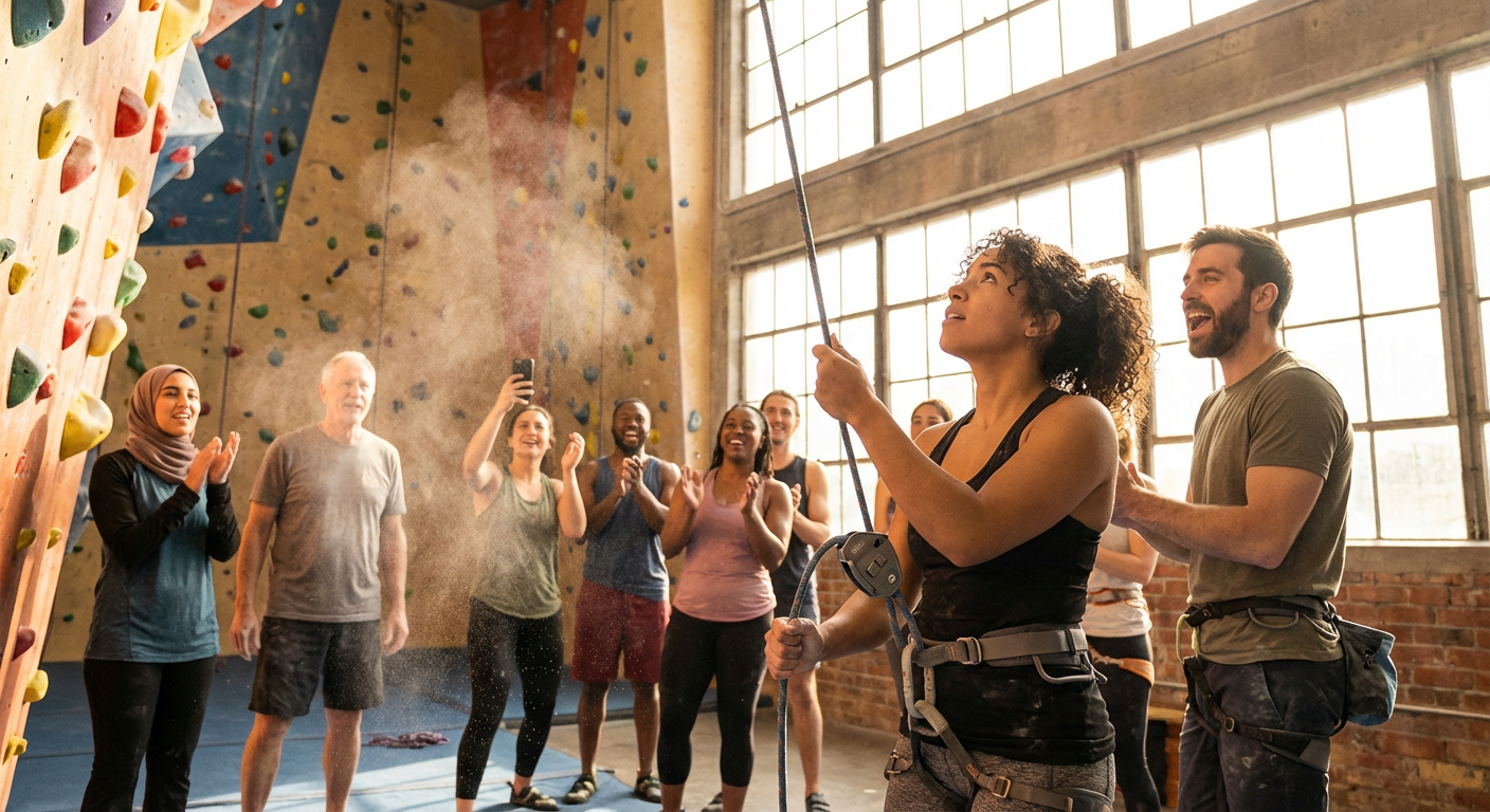 Indoor Climbing Team Challenge at MetalMark