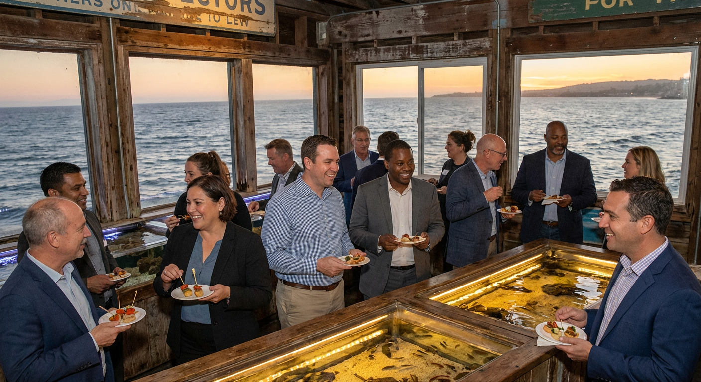 Private Evening Aquarium Event on the Manhattan Beach Pier
