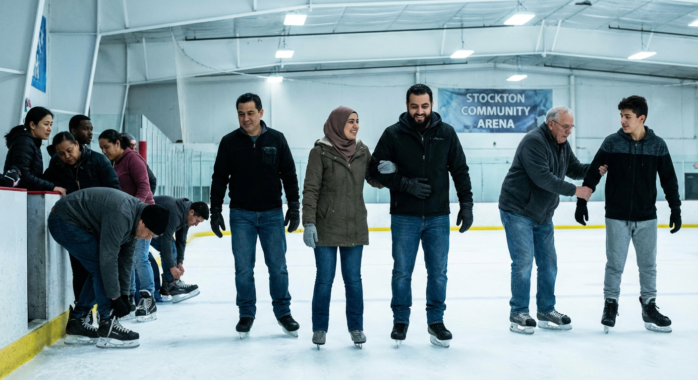 Private Ice Skating Party at Oak Park Rink