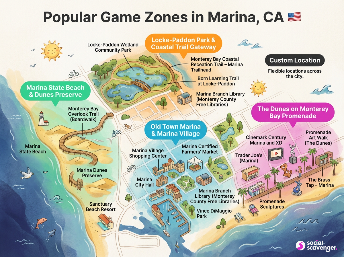 Discover Marina's Premier Game Zones