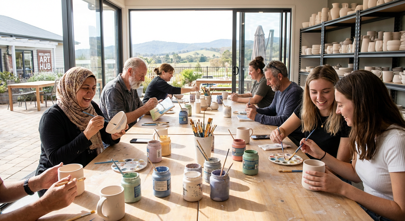 Private Pottery or Canvas Painting Party at Painted Earth Menifee