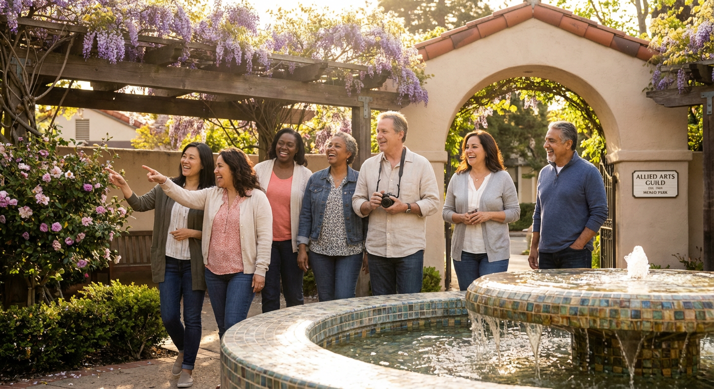 Allied Arts Guild Courtyards and Gardens Walk
