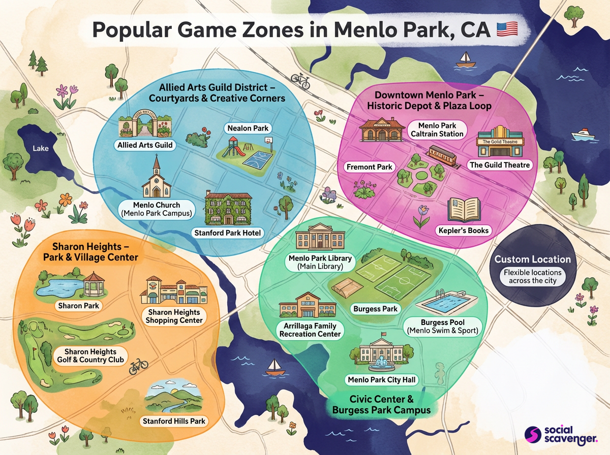 Discover Menlo Park's Premier Game Zones