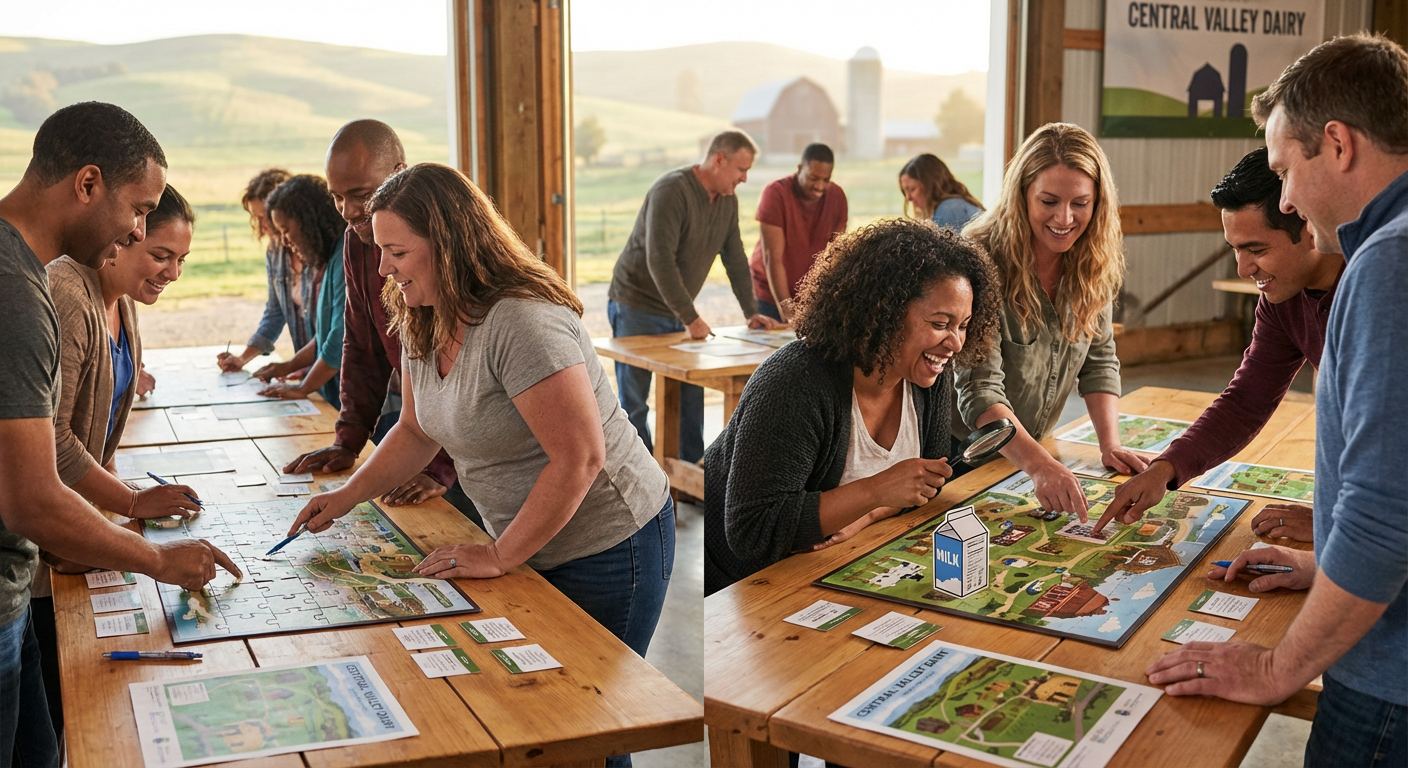 AgXscape Dairy Farm Team Puzzle Challenge