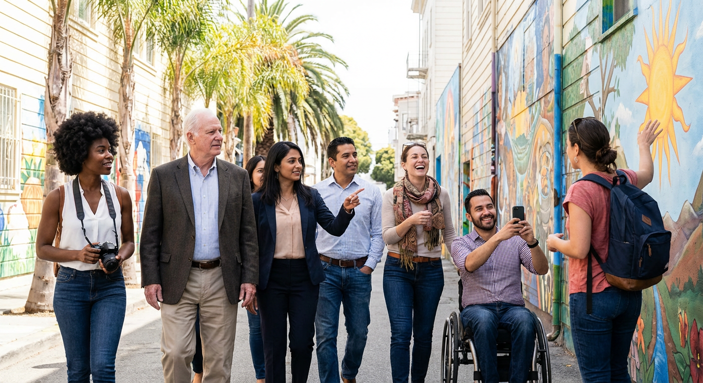 Private Mission District History and Street Art Tour