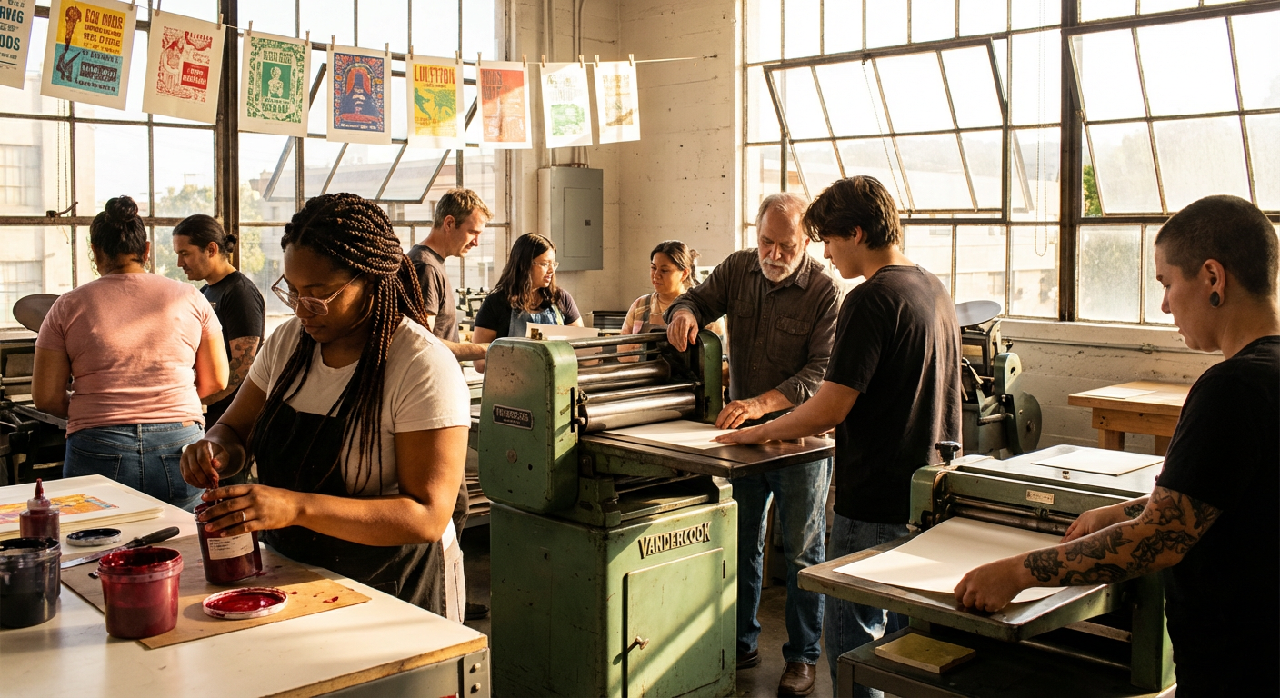 Private Company Letterpress Printing Workshop