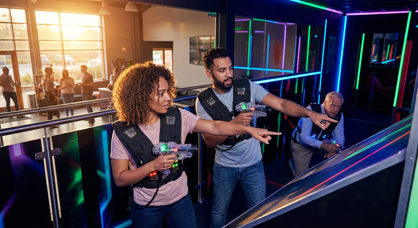 Private Laser Tag Arena Buyout for Large Groups