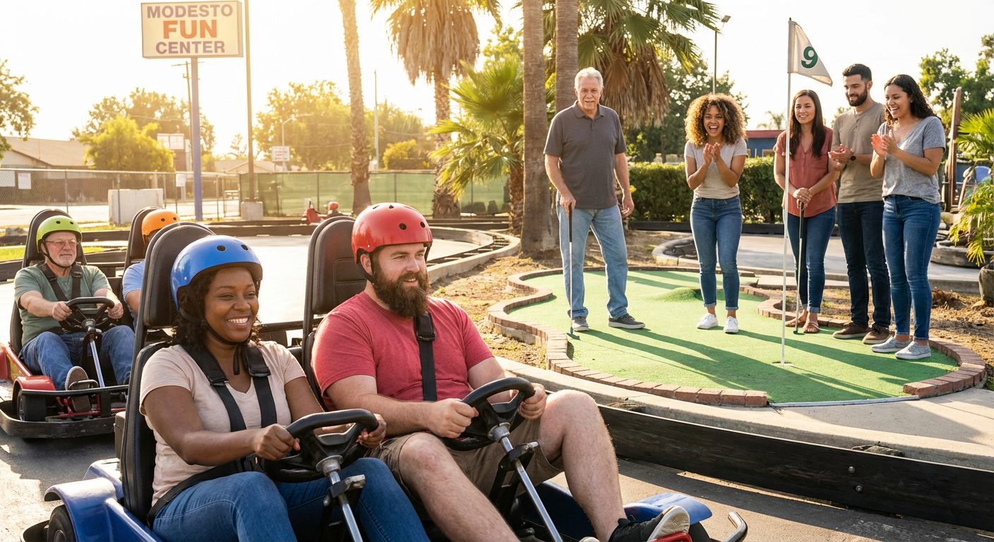 Unlimited Attractions Team Play at Boomers Modesto
