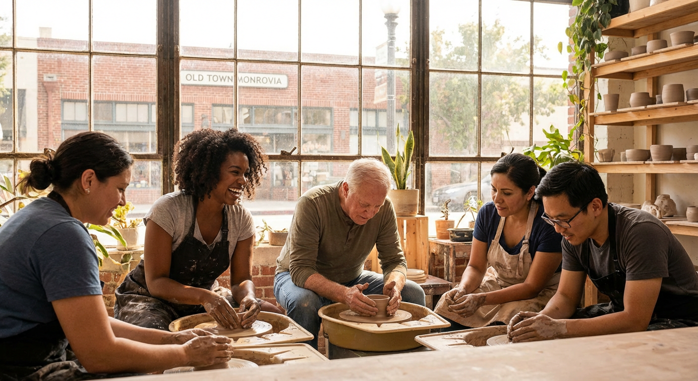 Friday Night Pottery Wheel Workshop in Old Town