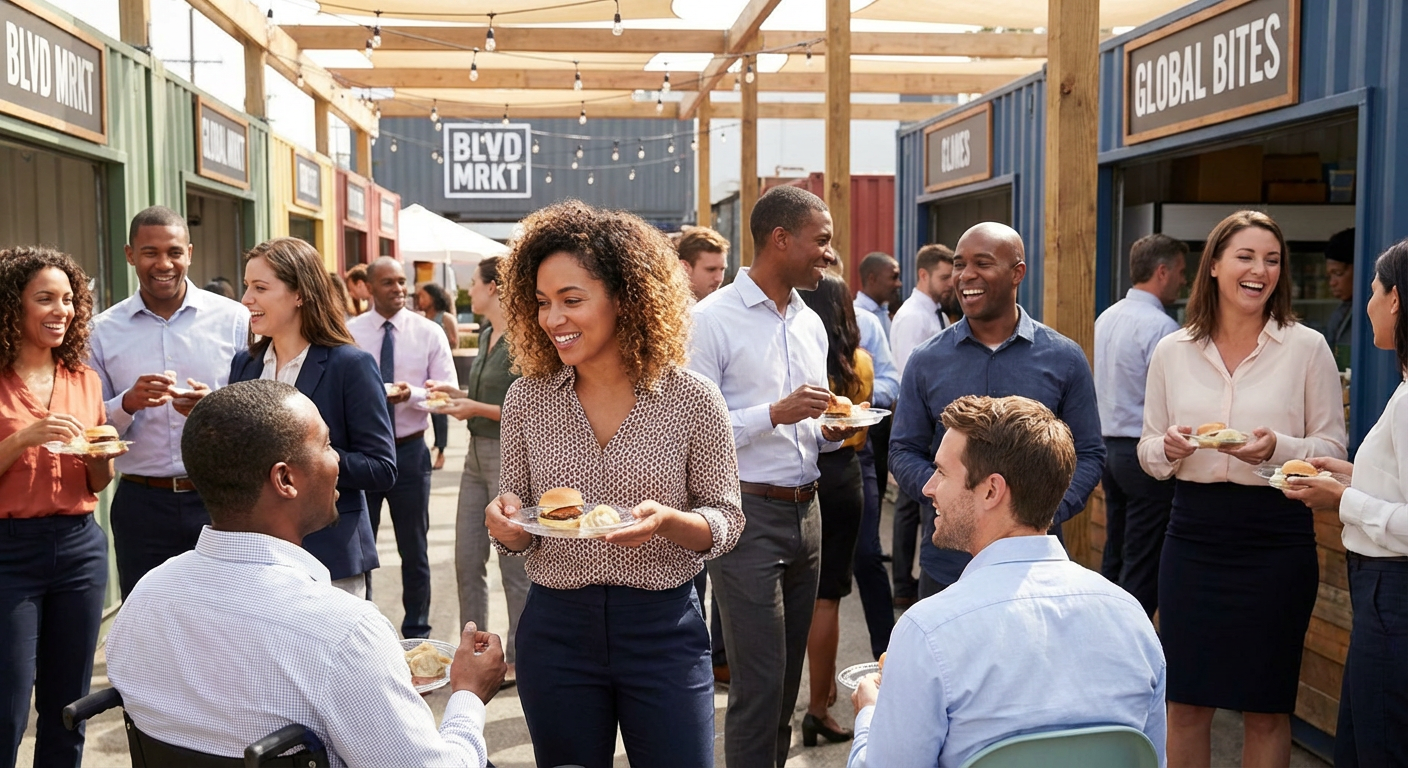 BLVD MRKT Private Food Hall Buyout and Tasting Stroll