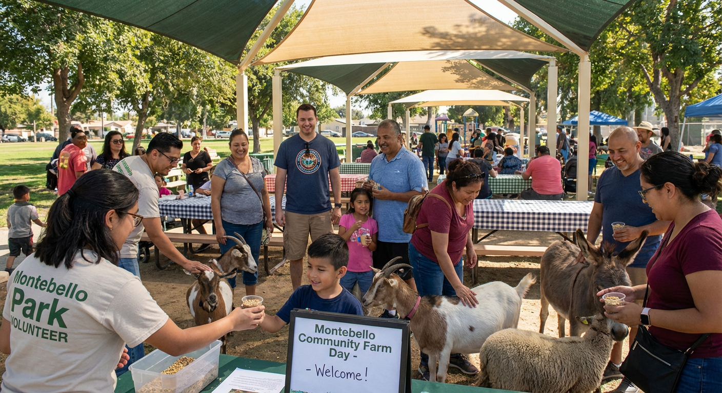 Private Picnic and Petting Zoo Day at Montebello Barnyard Zoo