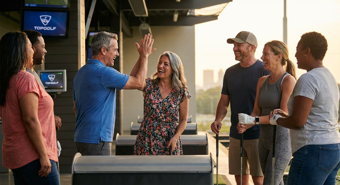 Topgolf Montebello Two‑Bay Team Play Experience