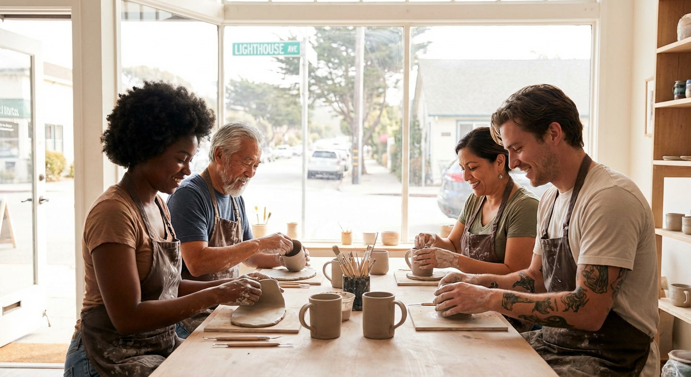 Private Handbuilding Pottery Workshop in Monterey