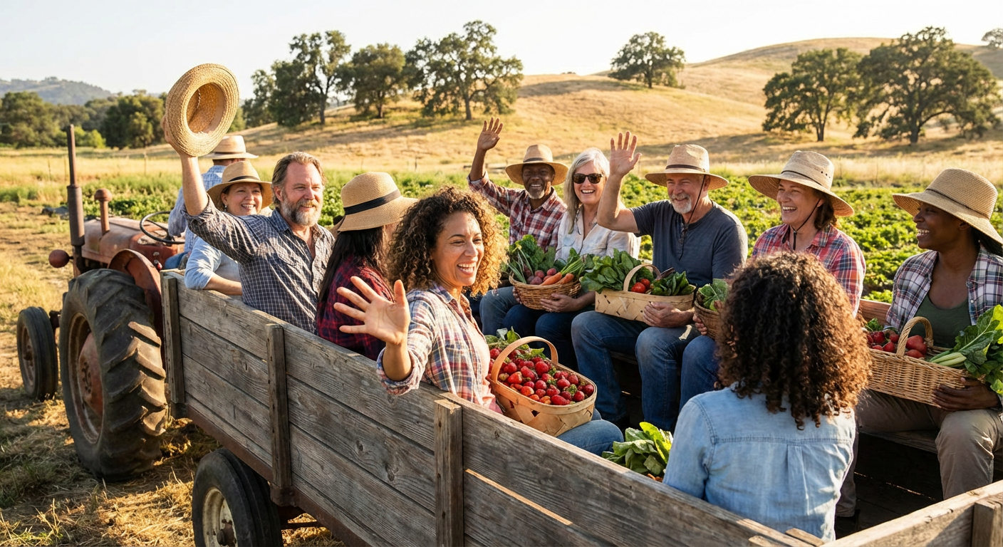 Private Barnyard Social With Wagon Ride