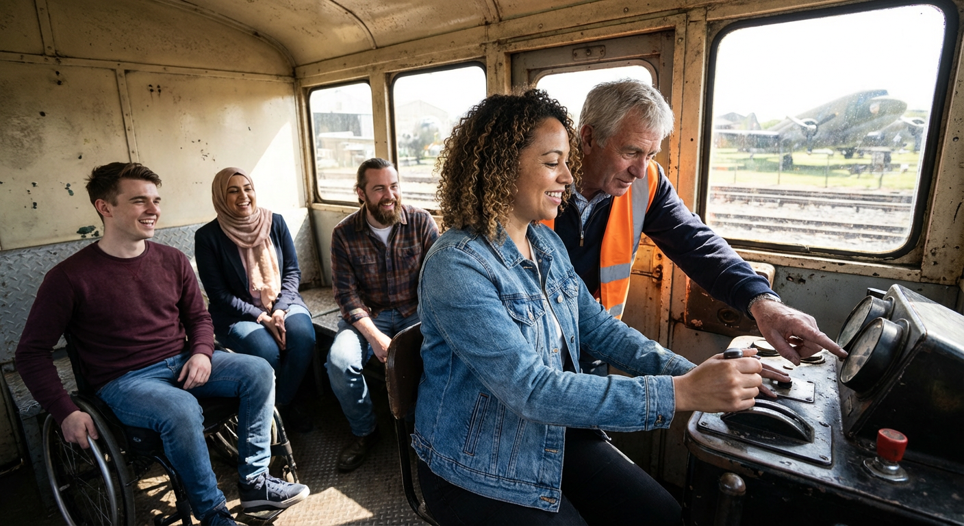 Drive a Historic Diesel Locomotive at Southern California Railway Museum