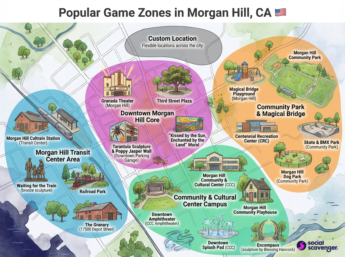 Discover Morgan Hill's Premier Game Zones