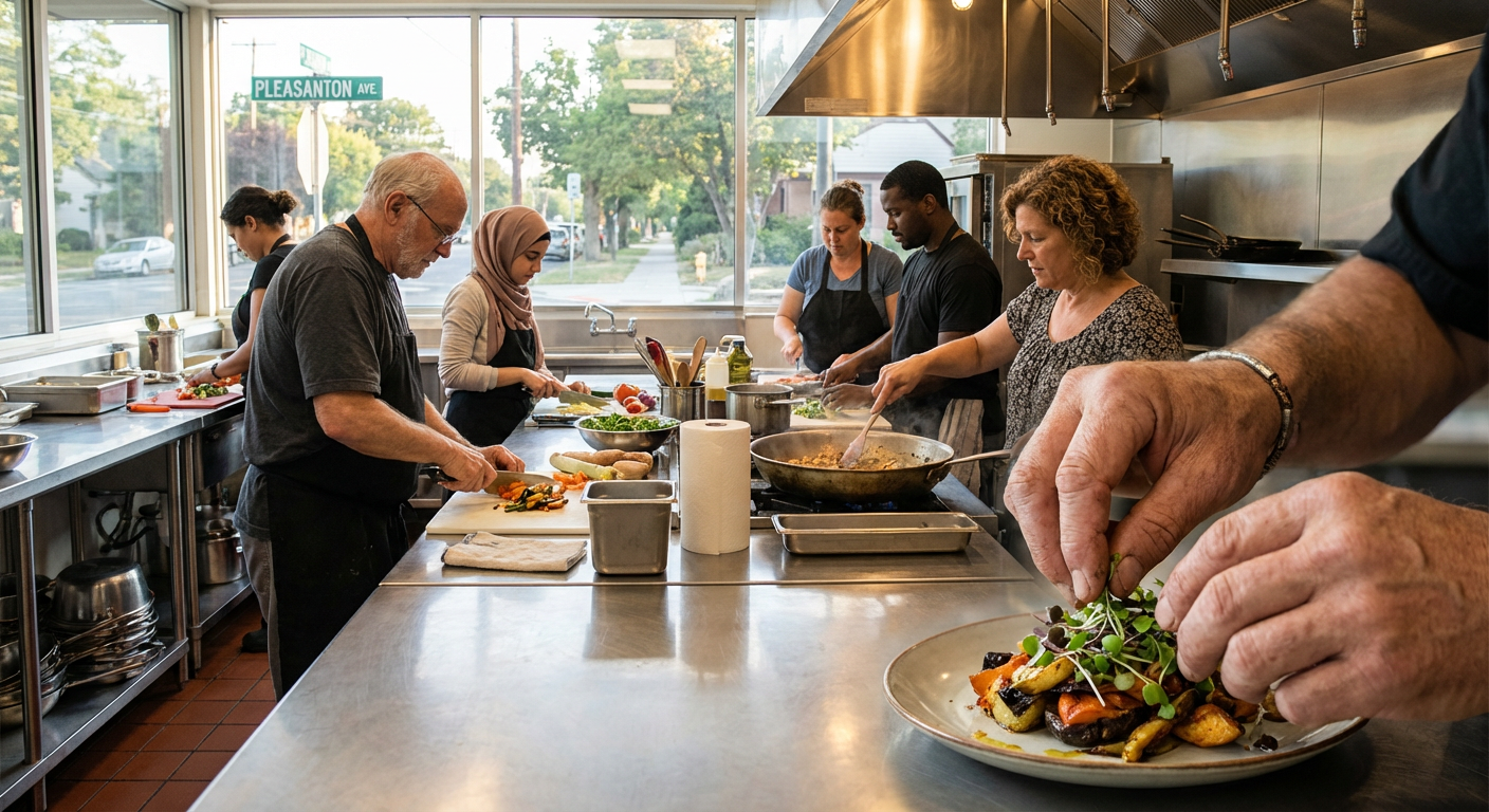 Express Team Cooking Class at Pans on Fire