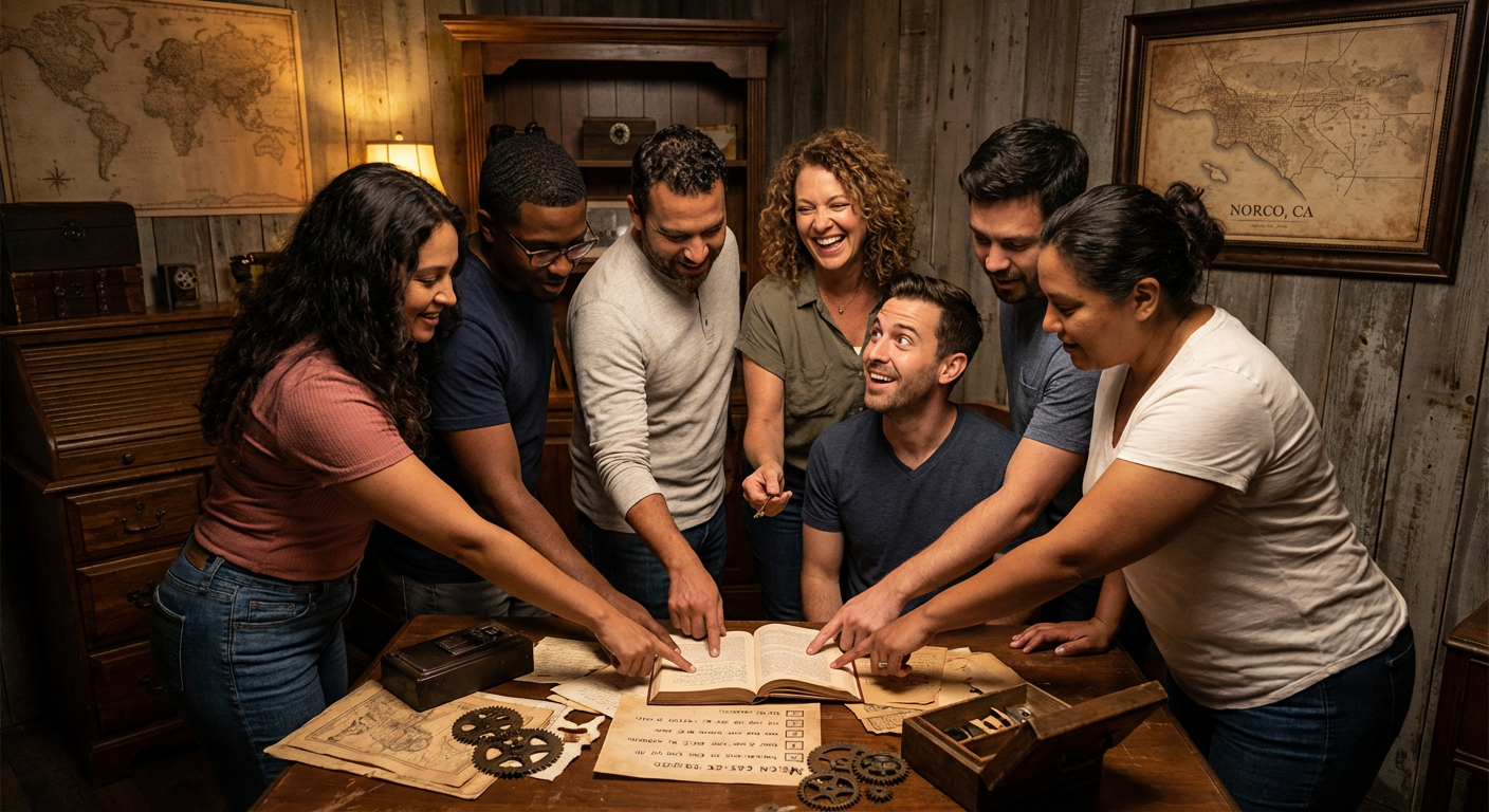 Private Escape Room Team Challenge in Norco