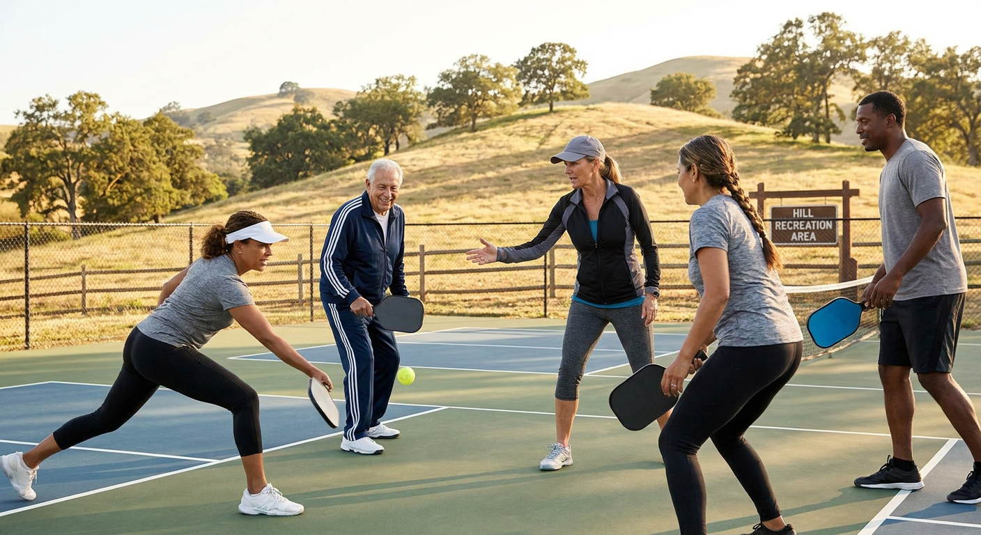 Private Group Pickleball Lesson at Hill Recreation Area