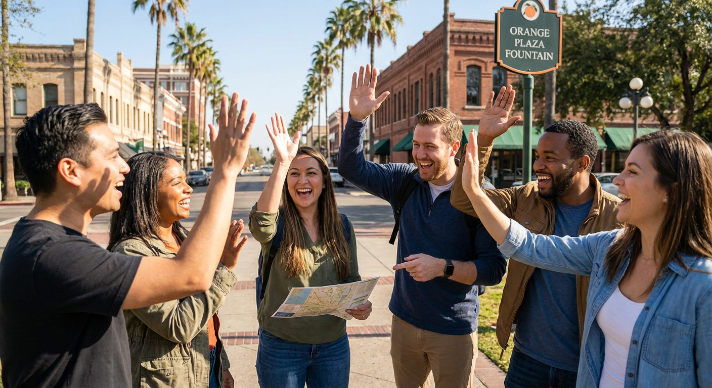 Orange team building