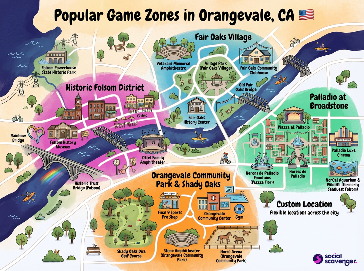 Top Game Zones for Adventurers in Orangevale