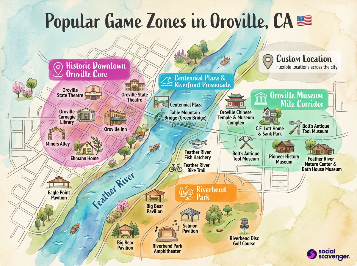 Discover Oroville's Premier Game Zones
