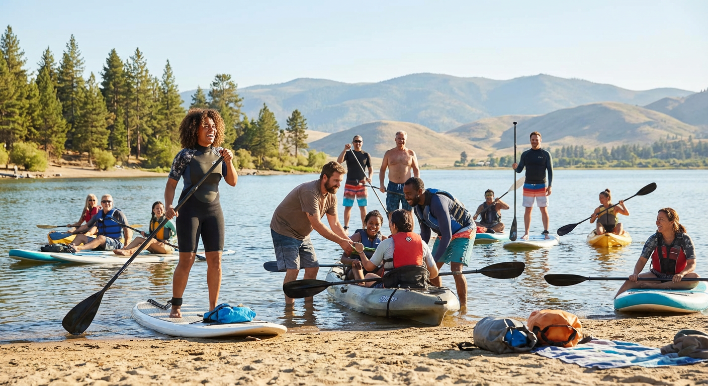 Private Paddle Party at Thermalito Forebay