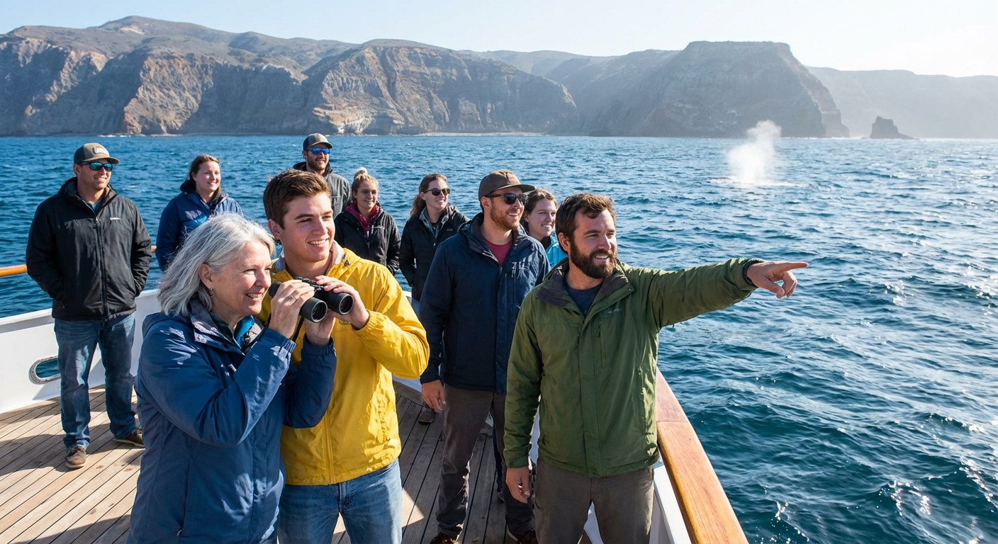 Channel Islands Whale Watching From Oxnard Harbor