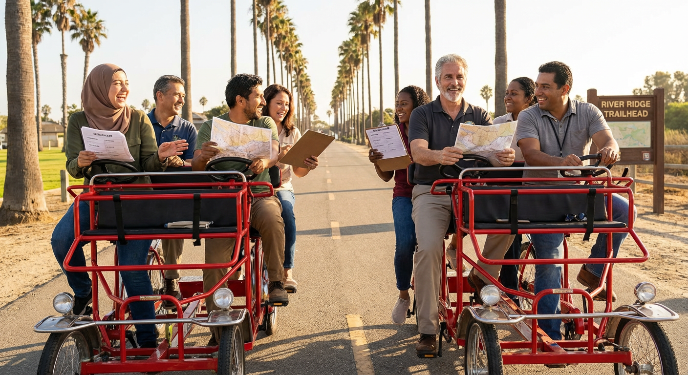 Surrey Bike Scavenger Hunt at River Ridge