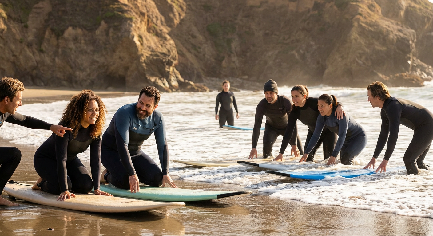 Pacifica Private Group Surf Lessons