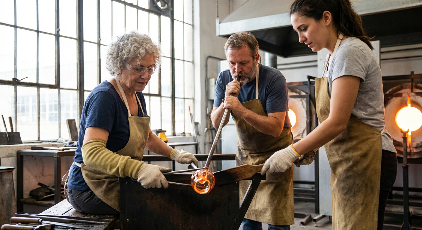 Private Glassblowing Workshop at Public Glass