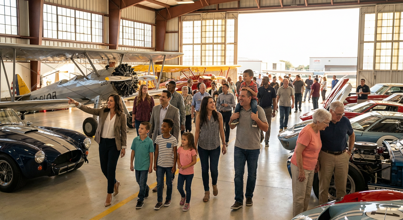 Warbirds and Woodland Auto Museum Group Visit