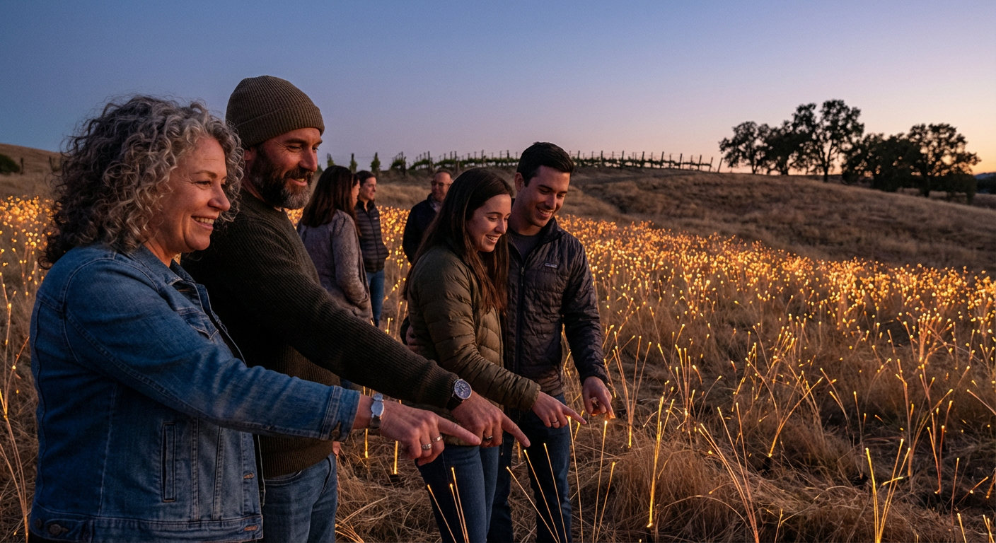 Sensorio Field of Light Group Evening Visit